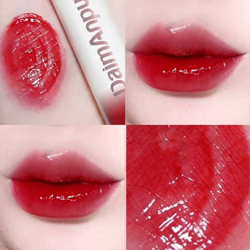 Блеск для губ Glossy Lip Gloss (Daimanpu) — зеркальный эффект, интенсивное увлажнение, дизайн медведя, 25 г