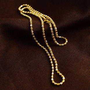Italian Craftsmanship Ins Style S925 Silver Necklace Yellow and White Color Separation Jade with Chain Laser Cylindrical Faceted Clavicle Chain