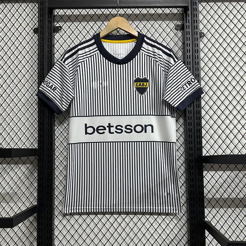 adidas Boca Juniors 2026/27 Away Pinstripe Jersey White