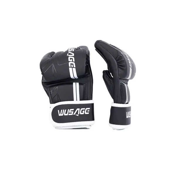 Adult half-finger Sanda Muay Thai fighting gloves, mixed martial arts Sanda training five-finger punching bag gloves, custom-made according to your design