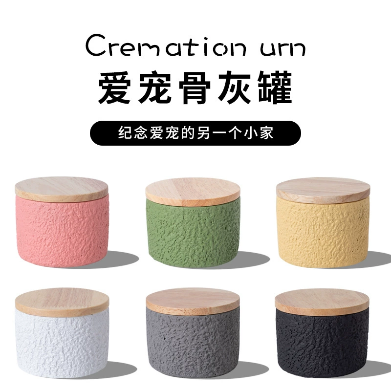 Урна для домашних животных, мемориальная банка для собак и кошек, урна для кремации домашних животных, влагостойкая цементная банка, похоронные принадлежности