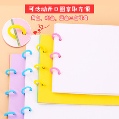 Children's handmade blank DIY picture book for kindergarten parent-child activities, drawing and storytelling book making kit.
