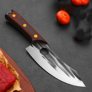 Forging knife household pig knife ring butcher knife hand meat knife professional small knife chicken wing wood bone knife