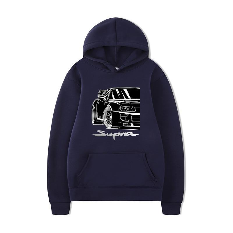 Autumn/Winter 2023 Pullover Hoodie Plush Sweater Hooded Fashion Black Letter Couple Sweater_voghion.com