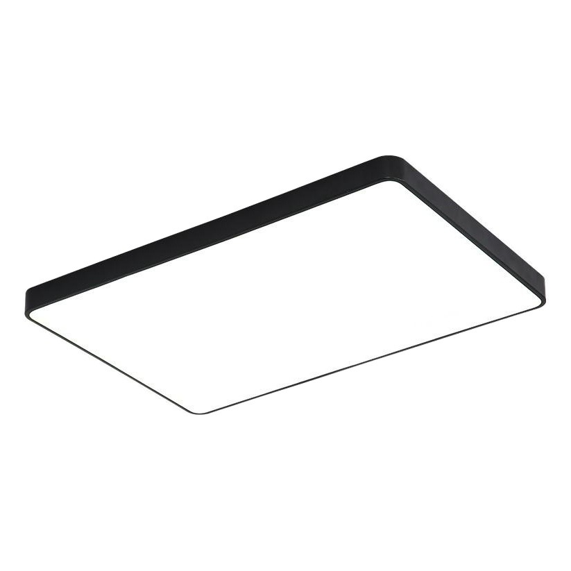 Lámpara de techo LED lámpara de sala de estar rectangular lámpara de dormitorio redonda ultrafina lámpara de habitación lámpara de balcón lámpara de techo de oficina