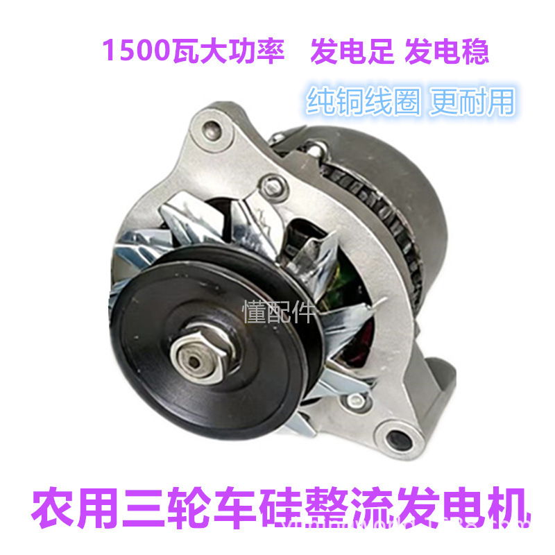 Agricultural Tricycle Silicon Rectifier Generator Pure Copper Ac/Dc Electric Generator for Shifeng Wuzheng Foton Wuxing Jf11A