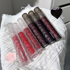 HERORANGE~ Glacier Rock Matte Velvet Lip Glaze: Soft, Matte Finish That Doesn’t Dry Out Lips—Perfect for Students, Daily Use, and a Brightening Effect