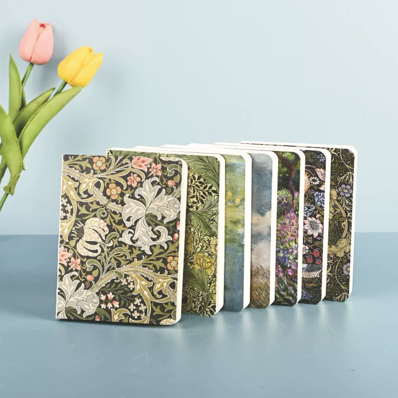 Spot A6 naked book Monet notepad hand ledger record gift student painting gift creative stamp book