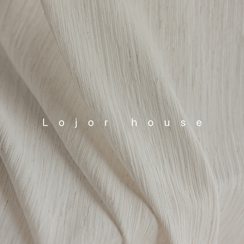 Cloud Island Sheer Curtains, Light-Transmitting but Not See-Through, Vintage-Style Wool-Like Cream Linen Living Room Curtains, Chenille Vertical Stripes Cloud Island Sheer Curtains, Light-Transmitting but Not See-Through, Vintage-Style Wool-Like Cream Linen Living Room Curtains, Chenille Vertical Stripes