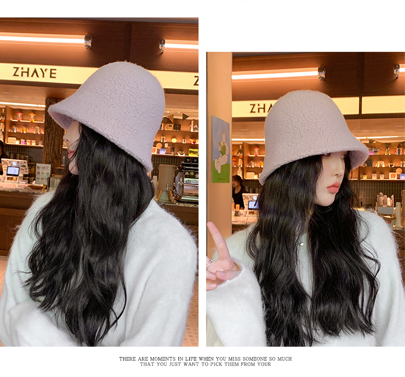 Cappello alla pescatora in lana d'agnello donna autunno inverno_voghion.com