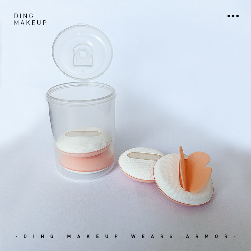 La borla de polvo no come polvo q juego de colchón de aire elástico 7 piezas esponja de maquillaje súper suave base líquida de doble uso en seco y húmedo bb crema maquillaje en polvo