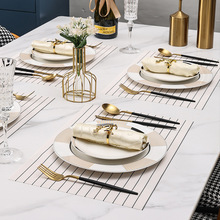 ins北欧风新款陶瓷西餐牛排盘 餐厅酒店样板间创意高档次摆台