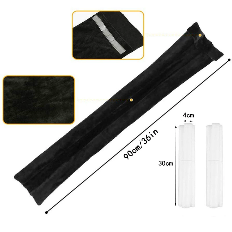 Velvet door bottom seal strip to seal gaps, windproof door draft stopper, anti-ant door corner gap door stopper