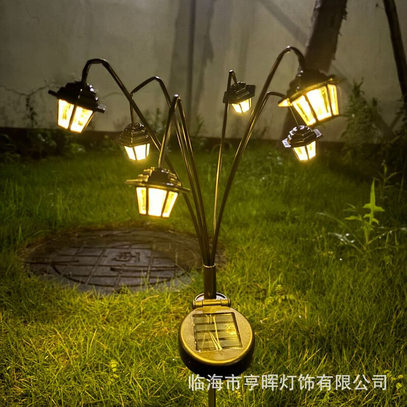 Cross-Border New Product Outdoor Courtyard Lamp Solar Hexagonal Palace Lamp Garden Villa Lawn Landscape Lamp Plug-In Palace Lamp Cross-Border New Product Outdoor Courtyard Lamp Solar Hexagonal Palace Lamp Garden Villa Lawn Landscape Lamp Plug-In Palace Lamp