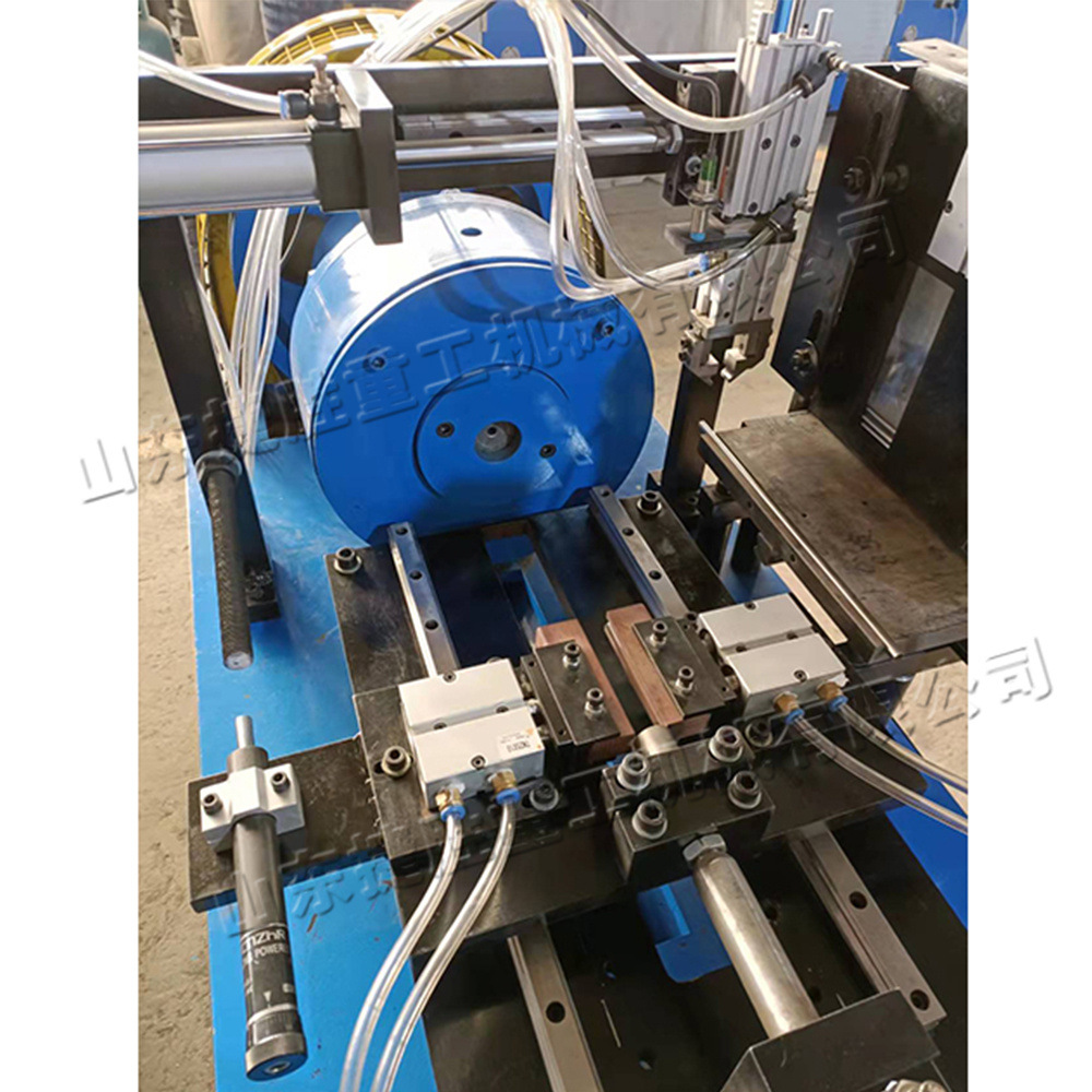 Máquina de cone de alimentación automática pequeña para tubería metálica cone formando equipo vertical de control numérico de alta velocidad reducción de tubería