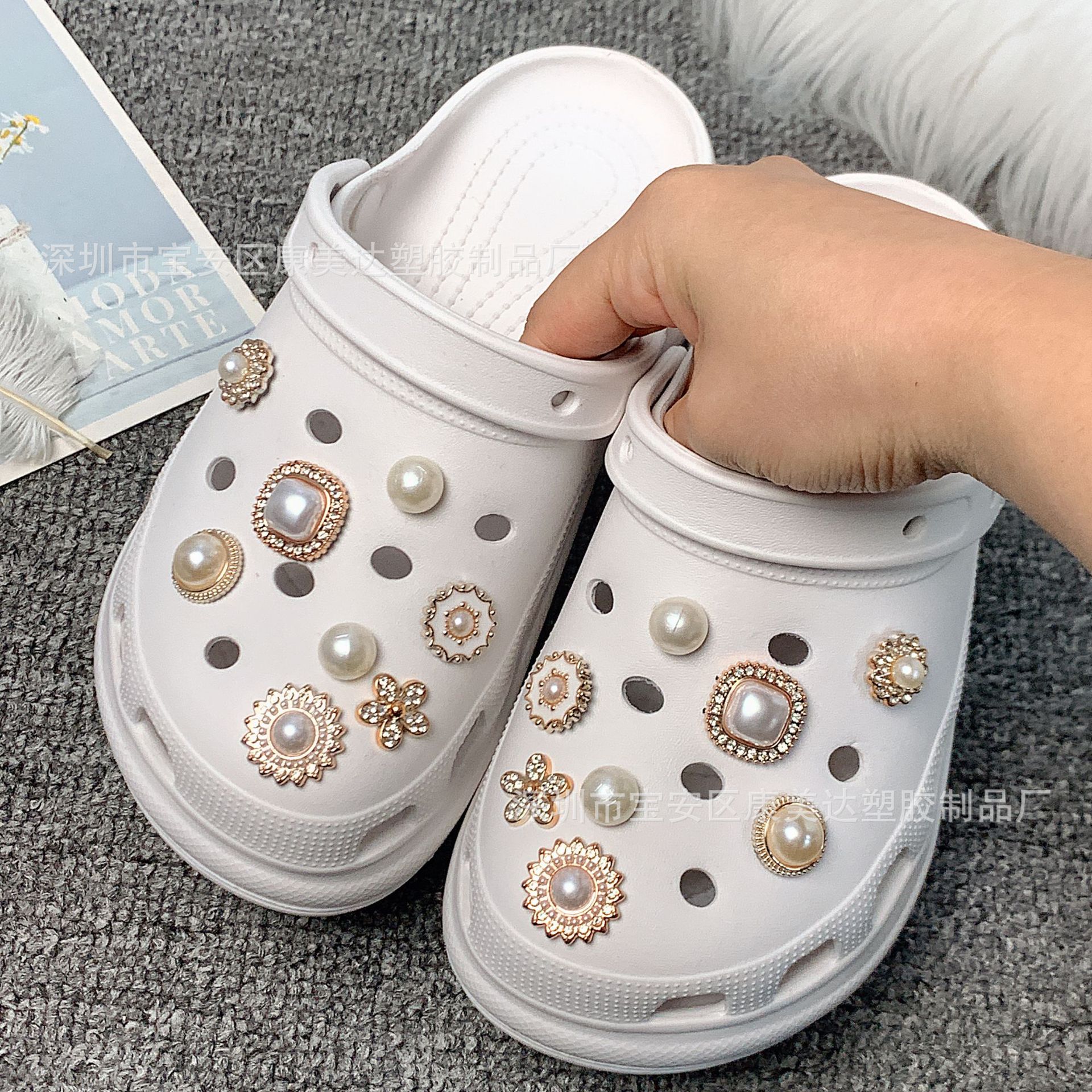 K148-small 다섯 잎 꽃 작은 해바라기 세트 (신발 없음)