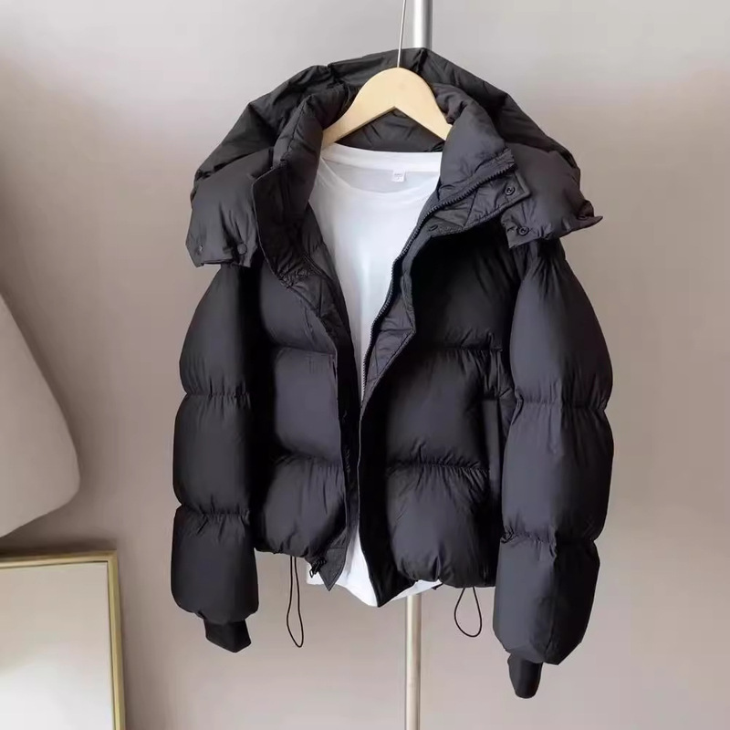 2026 New Style Cotton-Padded Jacket for Women, Winter Short Thickened Fashionable Cotton Coat, Korean Style Loose Design Cotton-Padded Jacket, Casual Outerwear 2026 New Style Cotton-Padded Jacket for Women, Winter Short Thickened Fashionable Cotton Coat, Korean Style Loose Design Cotton-Padded Jacket, Casual Outerwear