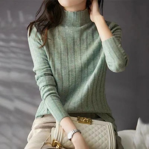 Autumn/Winter Girls Sweater Turtleneck Knitting Women Jumper