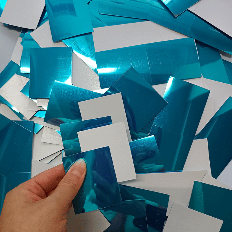 手机支架反光片指环扣镜面反光片工艺品玩具反光片支架镜子反光片