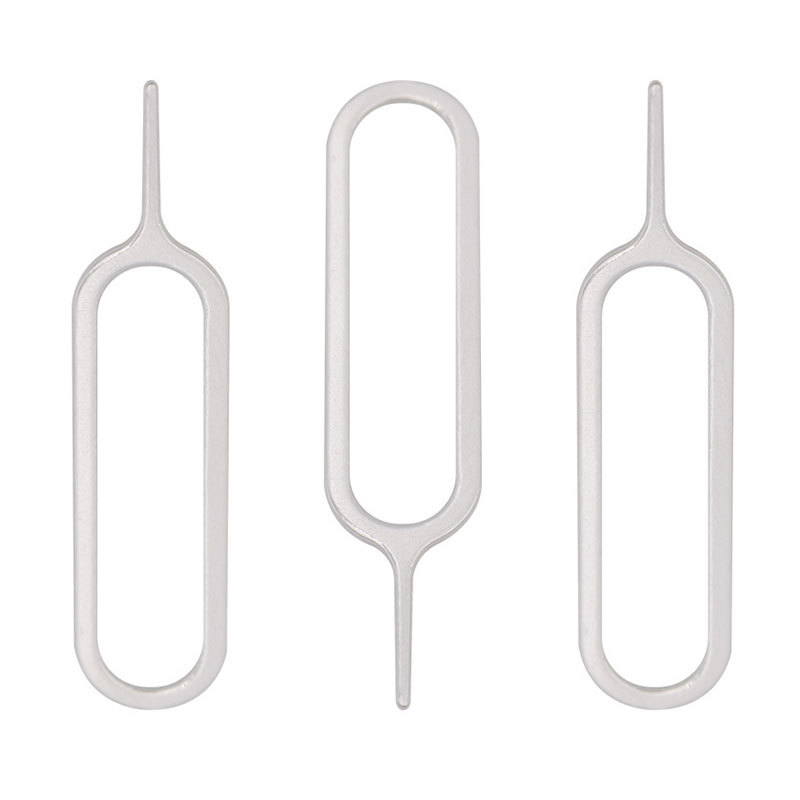 加硬优质手机取卡针适用苹果安卓金属插卡sim长顶针开卡拆卡器