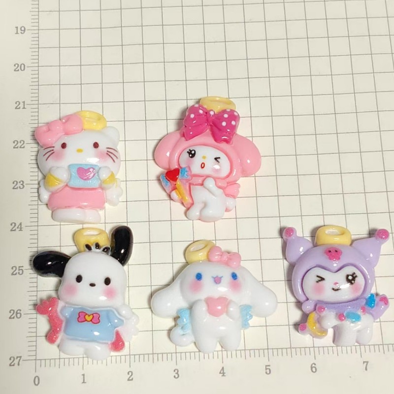 かわいい漫画猫猫美しい樹脂アクセサリークリーム接着剤 diy ヘアアクセサリーヘッドバンド携帯電話ケースキーホルダーウォーターカップステッカー|undefined