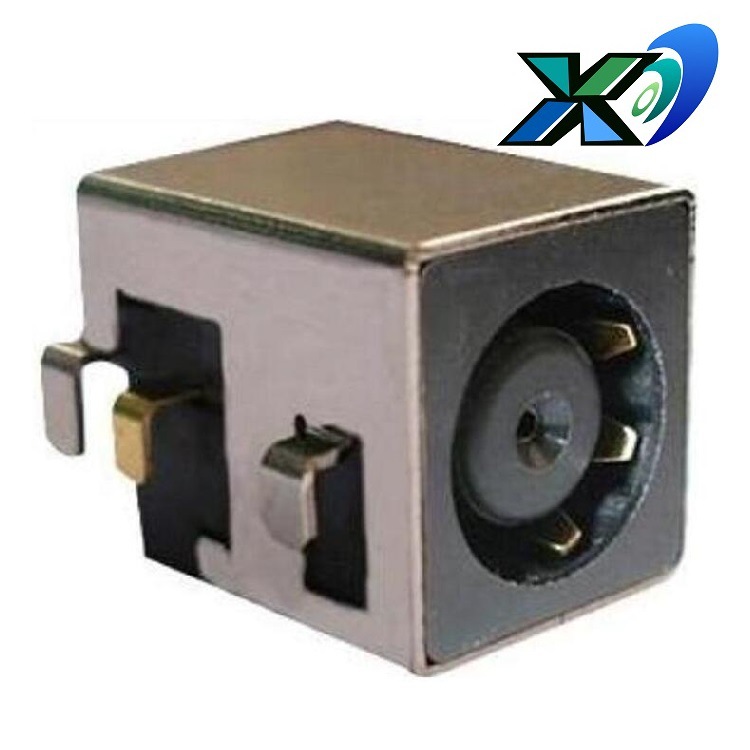 镀金沉板式DC插座  5520针DC母座 批发  8A25V大电流DC插口