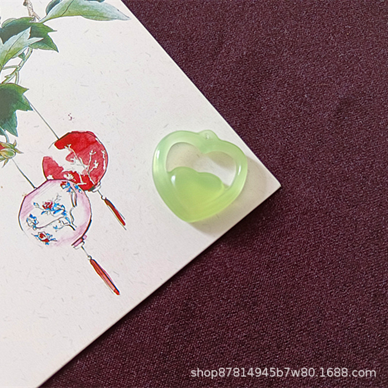 그린 컬러 하트 투 하트 (25*25mm)