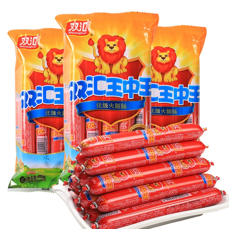 Оптовая продажа колбасных изделий Shuanghui Wangzhongwang, закусок, снеков, сопутствующих продуктов для лапши быстрого приготовления, колбасных изделий для барбекю.