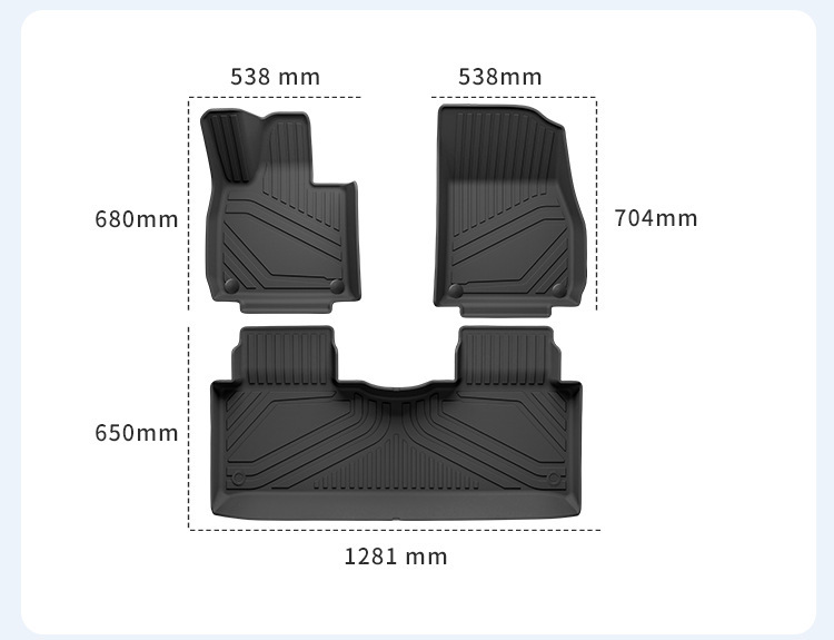 Suitable for 23-26 Models of Xpeng G6/25 Models of Xpeng G7 Car Floor Mats, Special Tpe Floor Mats and Trunk Mats