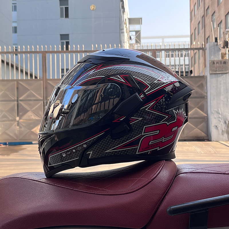 JIEKAI 3C certificado casco de motocicleta para hombres y mujeres casco completo de motocicleta casco de exposición Bluetooth casco de coche eléctrico