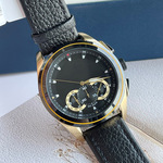 MS 玛莎时尚三眼商务日常欧美防水石英皮带手表