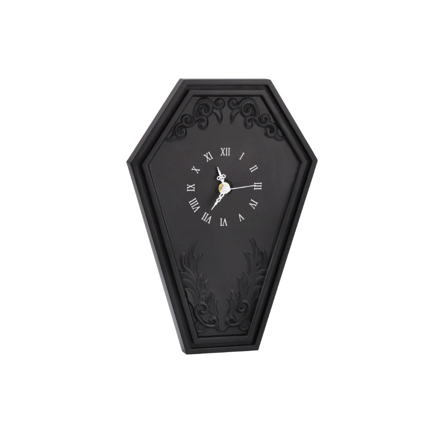 Reloj de pared de estilo oscuro de ataúd gótico transfronterizo de Amazon