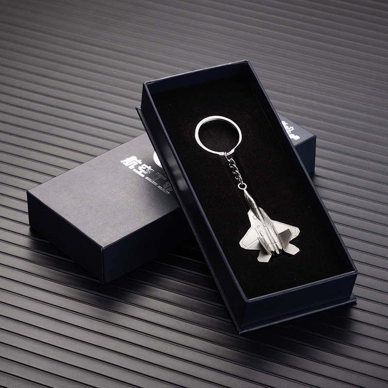 Metal Aircraft F-22 Creative Key Chain Fighter Key Pendant Aviation Small Gift Engraved Souvenir Metal Aircraft F-22 Creative Key Chain Fighter Key Pendant Aviation Small Gift Engraved Souvenir