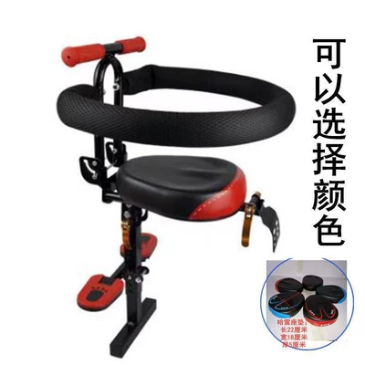 for Electric Scooter, Electric Motorcycle, Electric car child seat - electric-motorcycle-harley-black-single-seat-armrests-full-fence