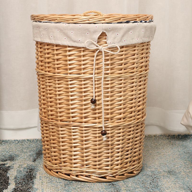 Cesta de almacenamiento de ropa sucia tejida de caña Cesta de ropa sucia Cesta de almacenamiento de ropa sucia