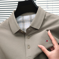 アメリカ正規品 トミー トミー 半袖 Tシャツ メンズ 夏 ビジネス カジュアル 防シワ 純綿 メンズ 洋風 ポロシャツ