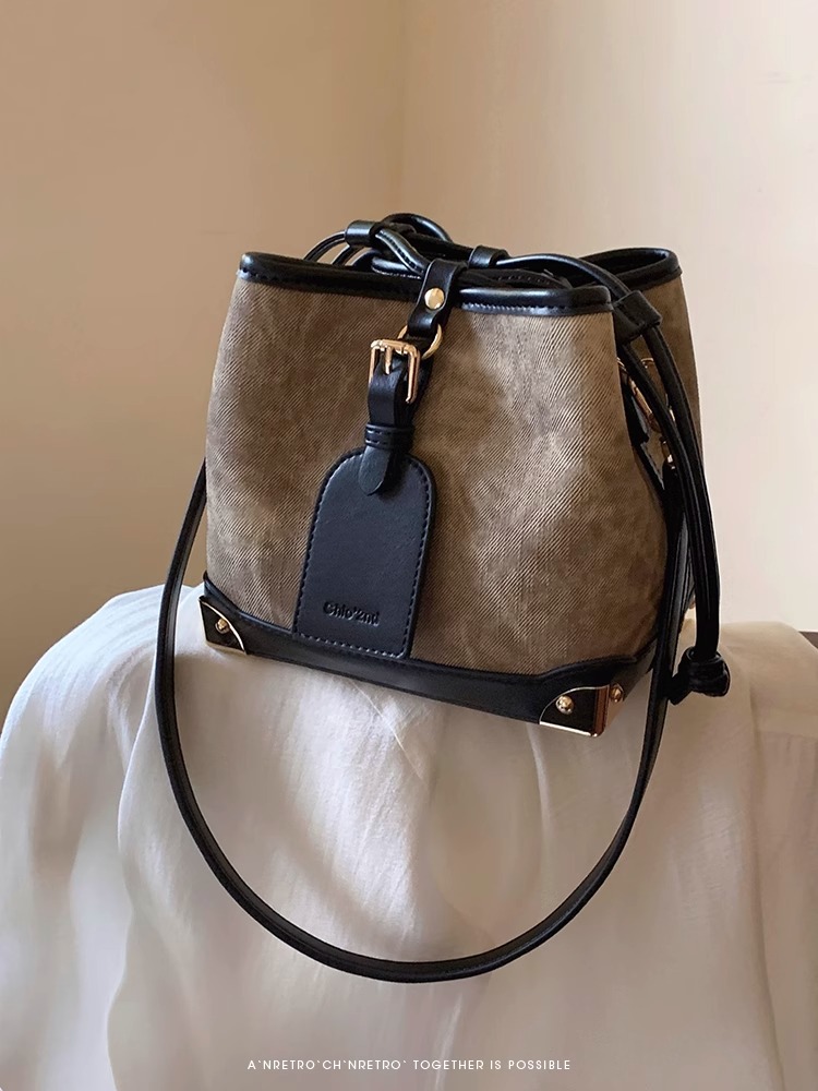 Nanfeng Chio2nd Ölgemälde Pavilion Bucket Bag Damen 2024 Neuer Stil High-End Western Style Single Shoulder Crossbody Bag_voghion.com