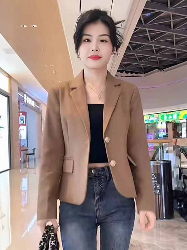 新款高级感上衣小西装外套休闲小香风短款气质爆款西服外套女上衣|undefined