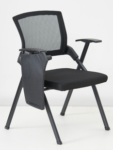 Zhongzhiyi Folding Training Chair with Table Board Conference Chair with Writing Board Table and Chair Integrated Conference Room Meeting Chair Training