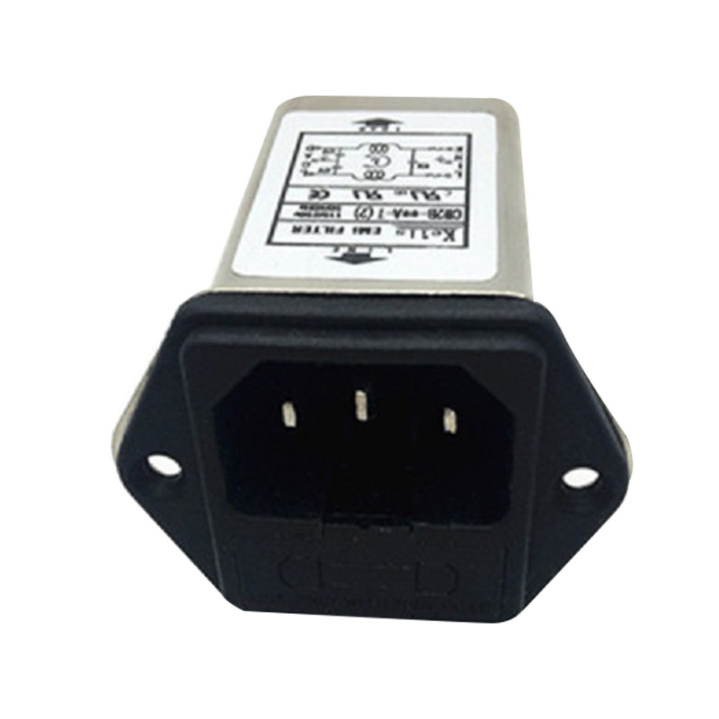 (2개) 전원 필터 KEILS 소켓 퓨즈 3 상 3 선 수동 필터 구성 요소 소켓 필터