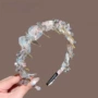防滑碎花气质带齿头箍