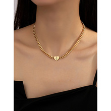 P 99597 18K gold letter heart zircon jewelry set 18K ����ĸ