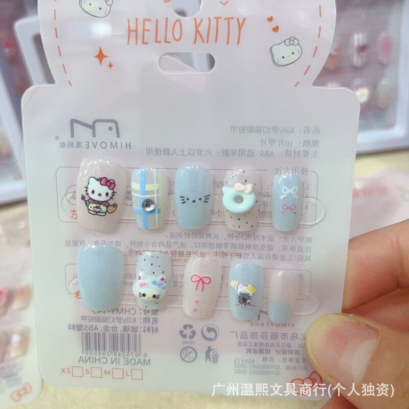 New Cute Cartoon Nail Stickers for Children and Girls, Fun Cat-Eye Nail Decals, Sweet and High-Value Design New Cute Cartoon Nail Stickers for Children and Girls, Fun Cat-Eye Nail Decals, Sweet and High-Value Design