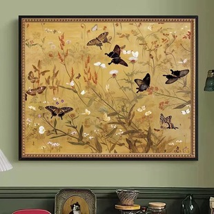 Baidietu Guofeng Antique New Cross Stitch 2025 New Living Room High-grade New Chinese Small Hand Embroidery