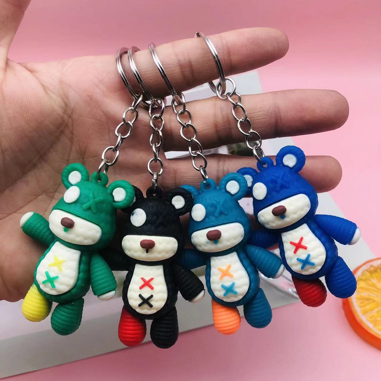 열쇠 고리 곰 혼합 색상