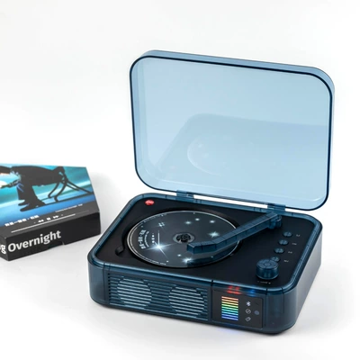 Record Player Disc Player – Car CD player - sapphire-blue-limited-editionsony-movementhifi-sound-qualitytwo-way-bluetooth