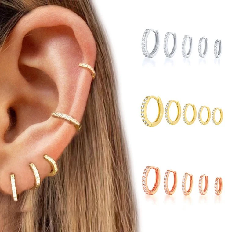 Серьги, базовый классический цирконий, образец серебра 925, образец,