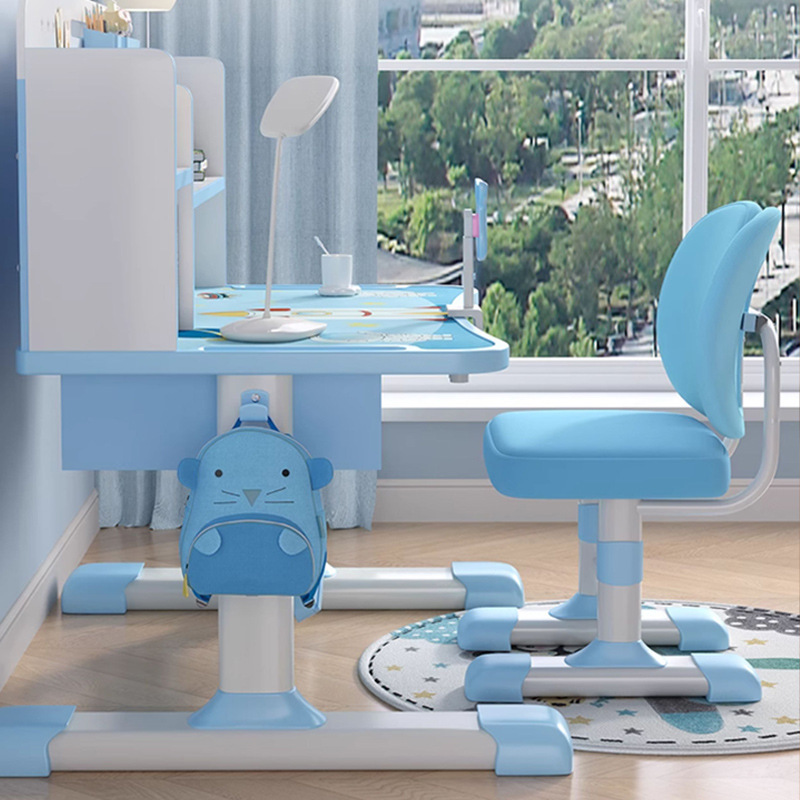 学習テーブル 子供用昇降 小学生 家庭用ライティングテーブル 子供用宿題デスクと椅子セット メーカー|undefined