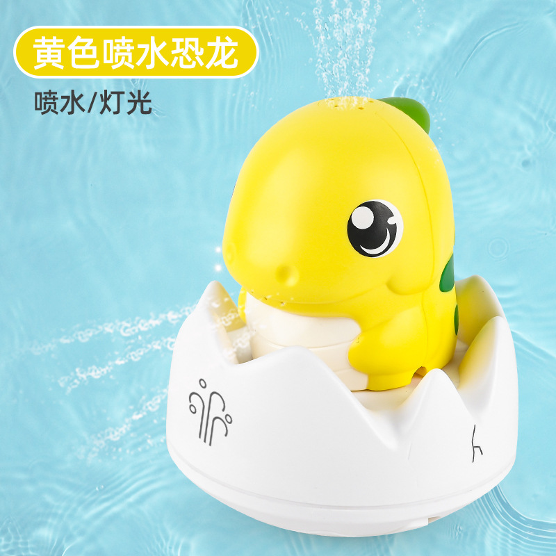 Transfronterizo Amazon spray de agua de cocodrilo Baño de juguete de luz eléctrica giratoria cabeza de ducha niños y niñas niños Baño