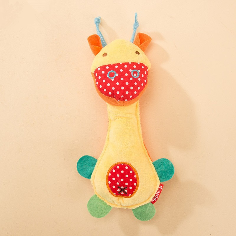 Zoo perro juguete de peluche sonido resistente a los mordiscos Teddy Bear Cat molar suministros para mascotas entrega de una pieza